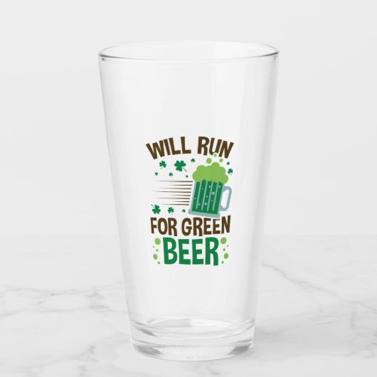 グリ走ーンビールSt patricks day走 タンブラーグラス (正面)