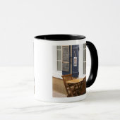 グルイスさん村。ラ·クレープ。ランゲドク。村 マグカップ (正面右)