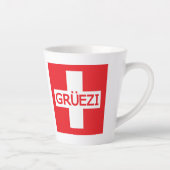 グルエズィスイス国旗 カフェラテマグ (右)