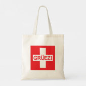 グルエズィスイス国旗 トートバッグ (裏面)
