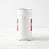 グルエズィスイス国旗 ビールジョッキ (中央)