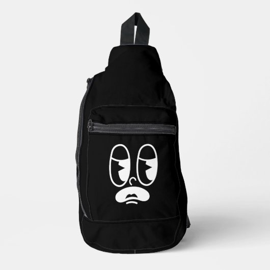 グルギィ・グリッチ・フェイス スリングバッグ (正面)