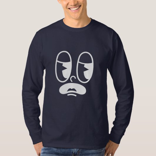 グルギーの不具合顔 Tシャツ (正面)