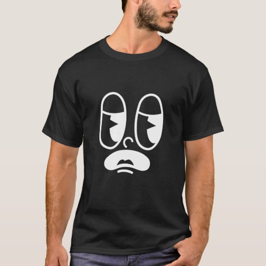 グルギーの不具合顔 Tシャツ (正面)