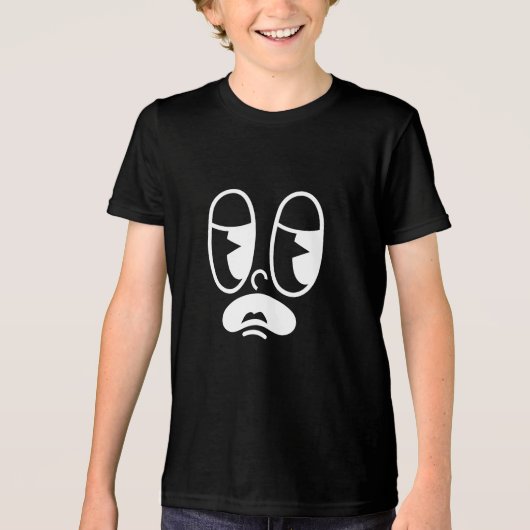 グルグル顔 トライブレンドTシャツ (正面)