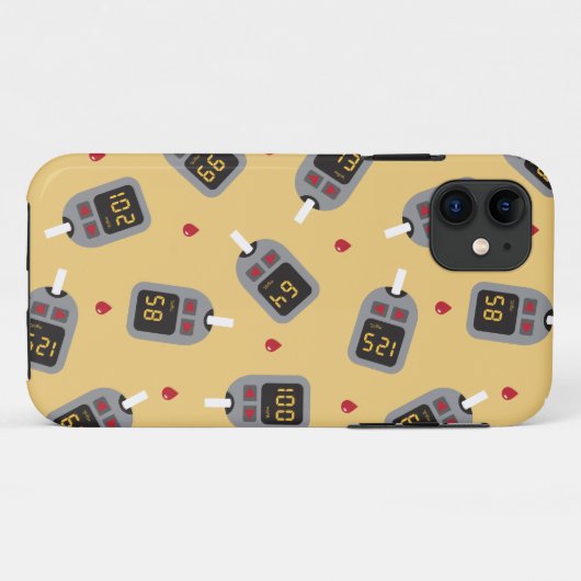 グルコメータ Case-Mate iPhoneケース (裏面(横))
