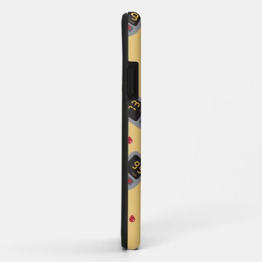 グルコメータ Case-Mate iPhoneケース (裏面/右)