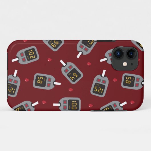 グルコメータ Case-Mate iPhoneケース (裏面(横))