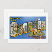 グルジアからのご挨拶！ ポストカード (正面/裏面)