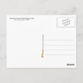 グルジアのオケフェノキー沼に沈む夕日 ポストカード (裏面)