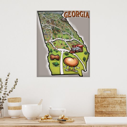 グルジアのポスター ポスター (キッチン)