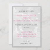 グルジアの噴水の花嫁のランチョブランチ 招待状 (正面)