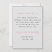 グルジアの噴水の花嫁のランチョブランチ 招待状 (裏面)