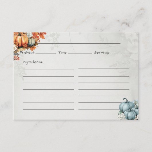 グルジアの基本レシピカード エンクロージャーカード (正面)