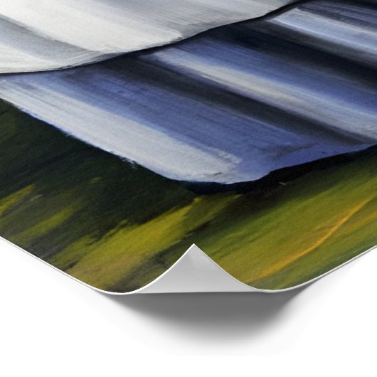 グルジアの画家ニコ・ピロスマーニの絵画 ポスター (角)