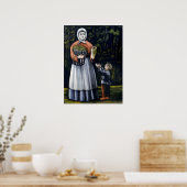 グルジアの画家ニコ・ピロスマーニの絵画 ポスター (キッチン)