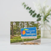 グルジアの看板へようこそ ポストカード (スタンド正面)