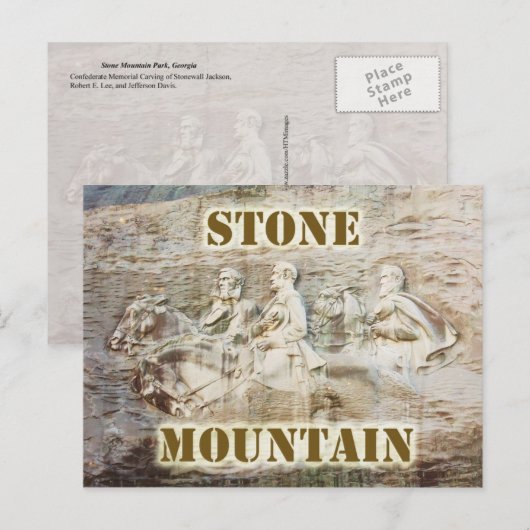 グルジアの石山 ポストカード (正面/裏面)