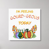 グルジアの秋カボチャ キャンバスプリント (正面)