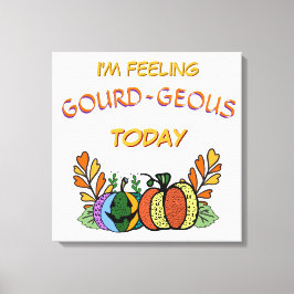 グルジアの秋カボチャ キャンバスプリント