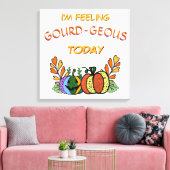 グルジアの秋カボチャ キャンバスプリント (インサイチュ (リビング))