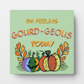 グルジアの秋カボチャ フォトプラーク (正面)