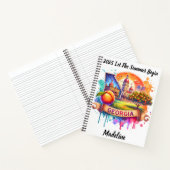 グルジアの風光明媚な果樹園を発見 ノートブック (内部)