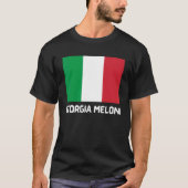 グルジアイタリアンメローニ国旗_1 Tシャツ (正面)