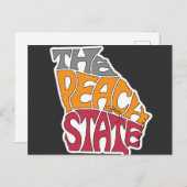 グルジアニックネームワードアート ポストカード (正面/裏面)