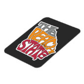 グルジアニックネームワードアート マグネット (左側)