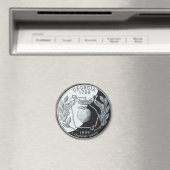 グルジアフェイク州クォーター マグネット (インサイチュ (食洗機))