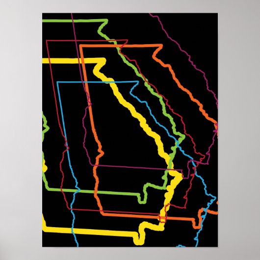 グルジアプライドぼやけ ポスター (正面)