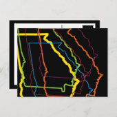 グルジアプライドぼやけ ポストカード (正面/裏面)