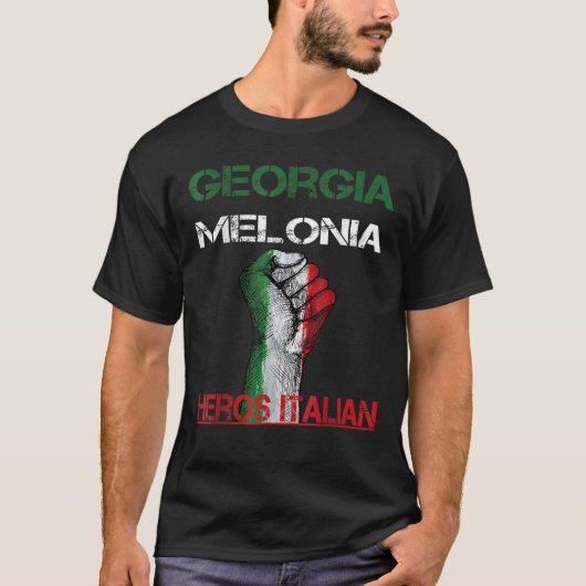 グルジアメローニイタリアンヒーロー Tシャツ (正面)