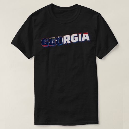 グルジアヴィンテージスタイルレトロ土産Tシャツ1 Tシャツ (デザイン正面)