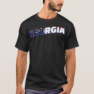 グルジアヴィンテージスタイルレトロ土産Tシャツ1 Tシャツ