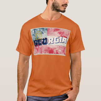 グルジアヴィンテージスタイルレトロ土産Tシャツ Tシャツ