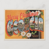 グルジアヴィンテージ州のメリークリスマス ポストカード (正面)