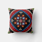 グルジア刺繍 クッション (裏面)