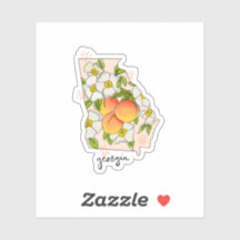 グルジア図解入りの、写真付きの州シール