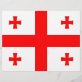 グルジア国旗とレターヘッド レターヘッド (正面)