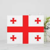 グルジア国旗とレターヘッド レターヘッド (スタンド正面)