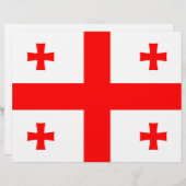グルジア国旗とレターヘッド レターヘッド (正面/裏面)