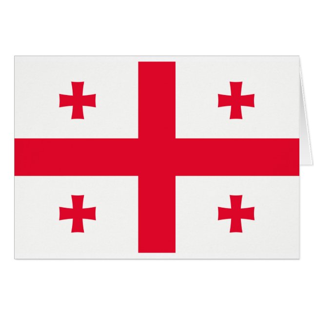 グルジア国旗 (正面横)