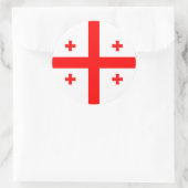 グルジア国旗、グルジア国旗 ラウンドシール (バッグ)