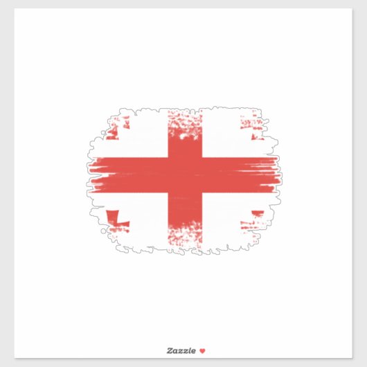 グルジア国旗 シール (シート)