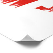 グルジア国旗 ポスター (角)