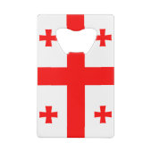 グルジア国旗（国）クレジットカードボトルオープナー クレジットカード栓抜き (裏面)