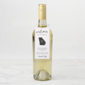 グルジア州結婚ズ・ウェルカム ボトルネックタグ (ボトル)