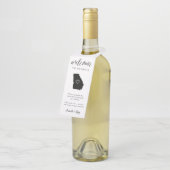 グルジア州結婚ズ・ウェルカム ボトルネックタグ (アングル)